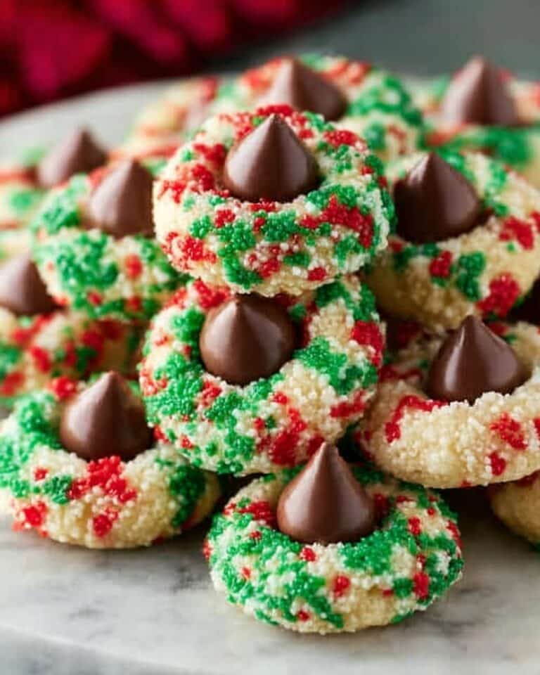 Christmas Sugar Cookie Blossoms Recipe