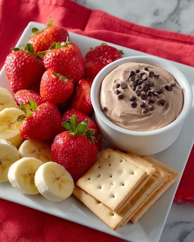 Chocolate Yogurt Fruit Dip Recipe