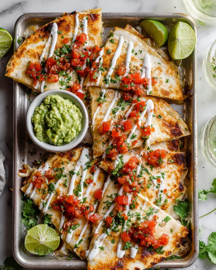 Crispy Oven Baked Beef Quesadillas Recipe