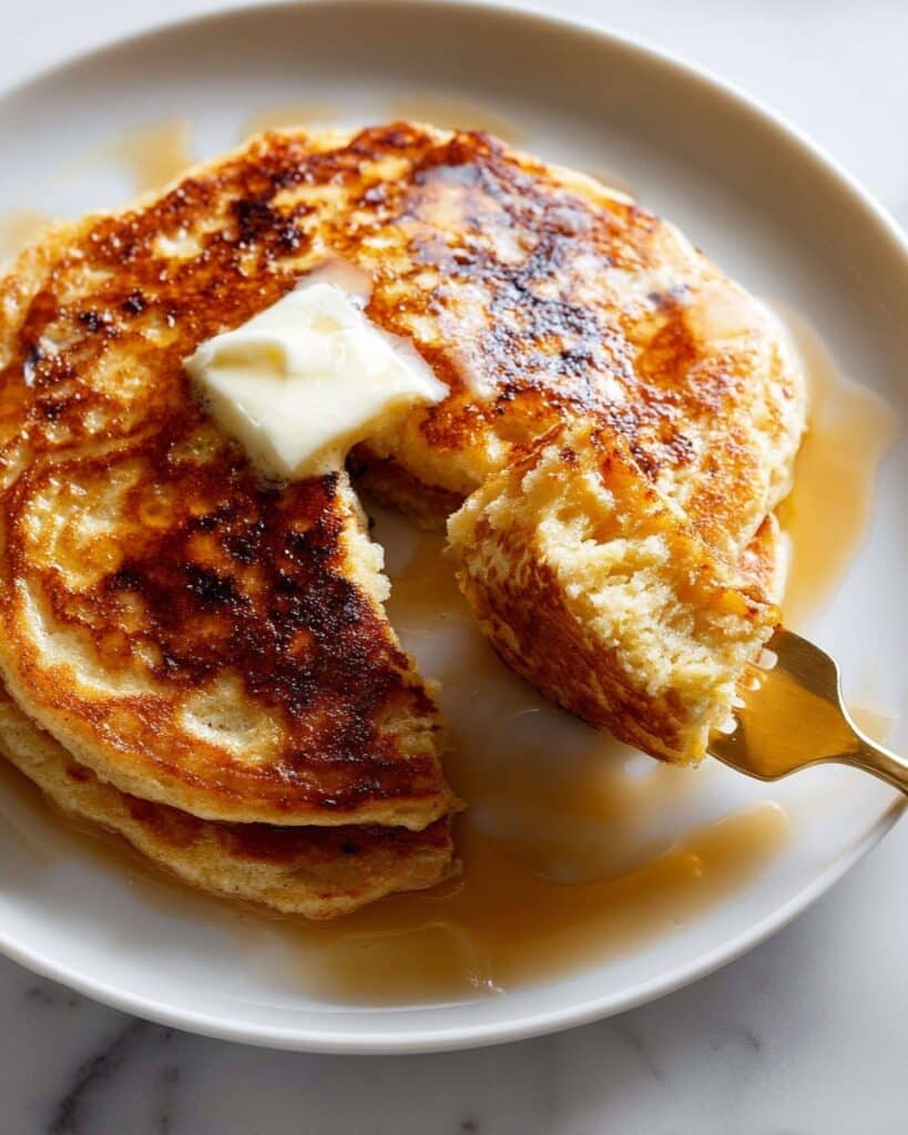 Single Serve Cottage Cheese Pancake Recipe