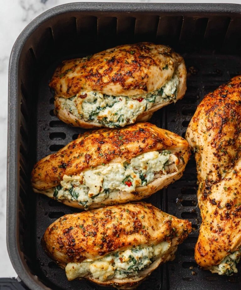 Air Fryer Stuffed Chicken Breasts Recipe