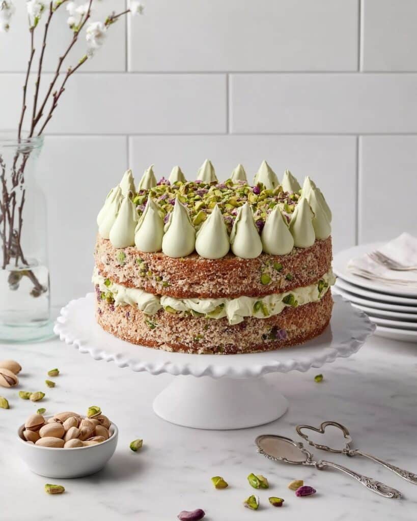 Pistachio Dacquoise Recipe