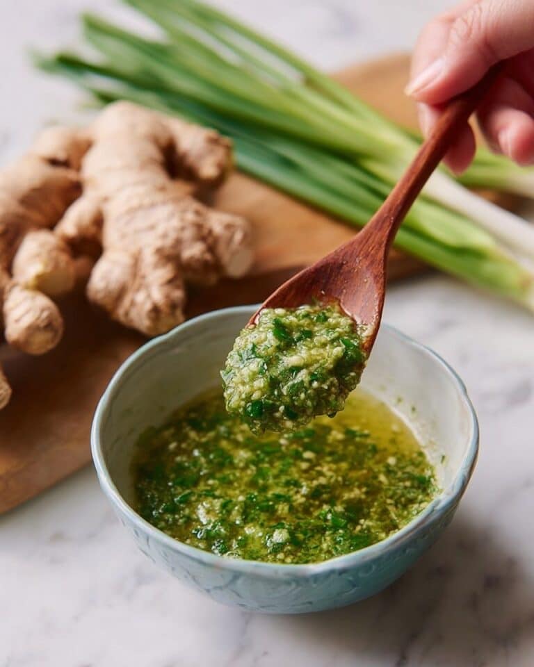 Raw Ginger Scallion Oil Recipe