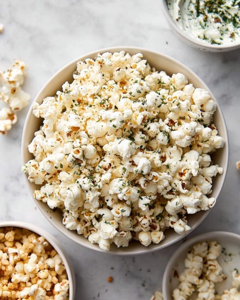 Homemade Ranch Seasoned Popcorn Recipe