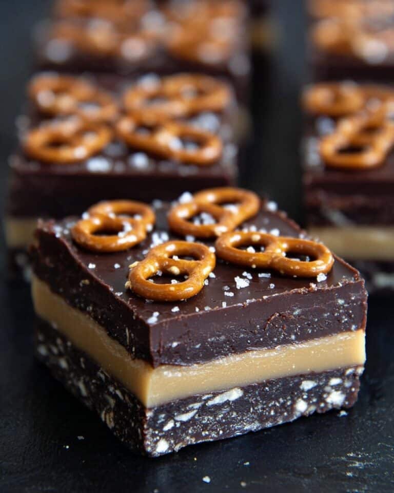 Salted Caramel Pretzel Fudge Recipe