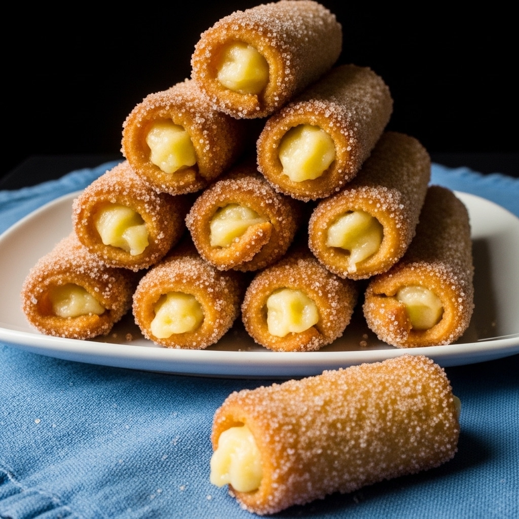 Cream Cheese Churro Rollups Recipe