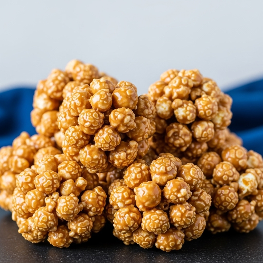 Peanut Butter Popcorn Balls Recipe