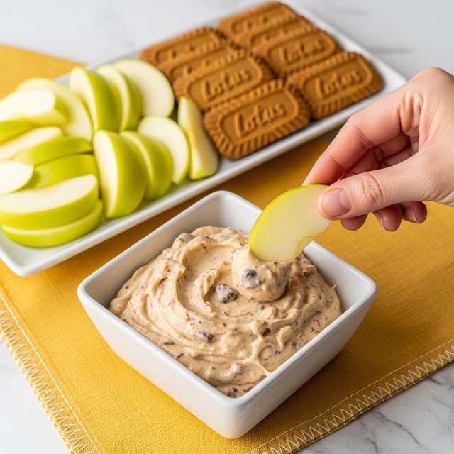 Biscoff Cheesecake Dip with Chocolate Chips Recipe