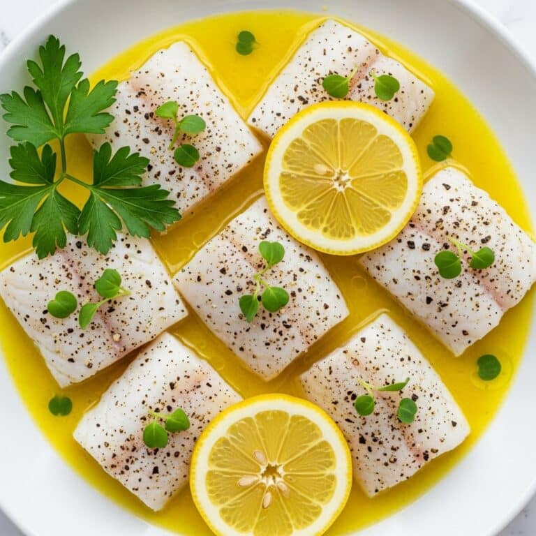 Baked Cod in Lemon Butter Recipe