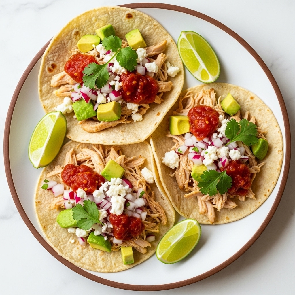 Shredded Chicken Tacos (Crock Pot) Recipe