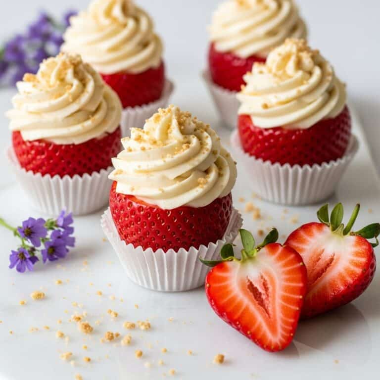 Cheesecake Stuffed Strawberries Recipe