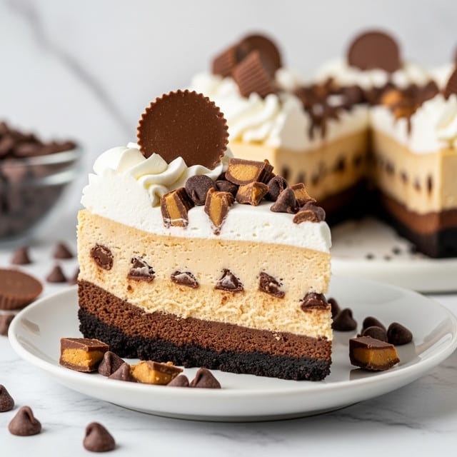Keto Chocolate Peanut Butter Cheesecake Recipe