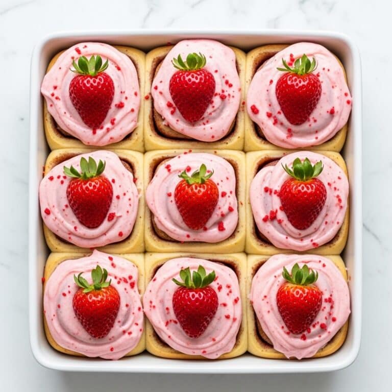 Strawberry Crunch Cinnamon Rolls Recipe