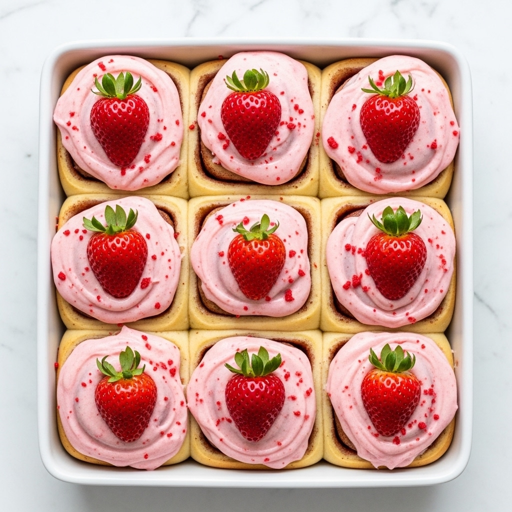 Strawberry Crunch Cinnamon Rolls Recipe