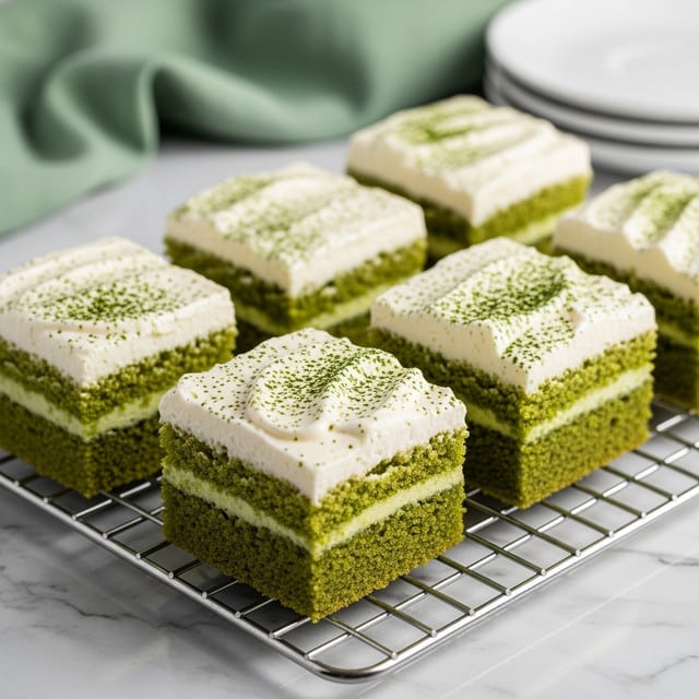 Matcha Latte Bars Recipe