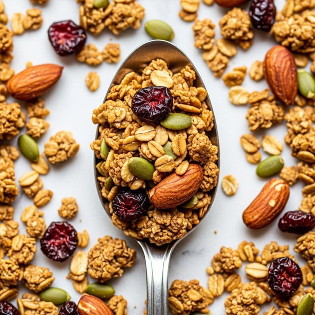 Savory Granola with Tahini Recipe