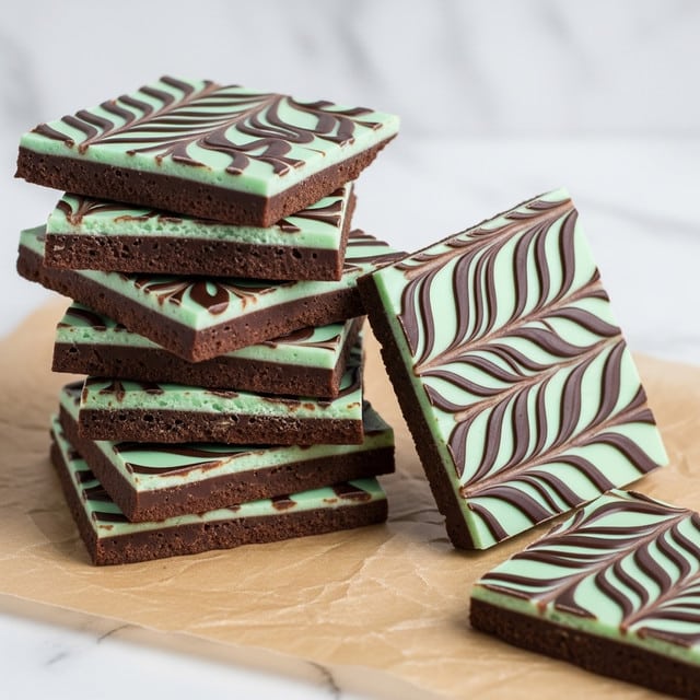 Mint Chocolate Swirl Bark Recipe