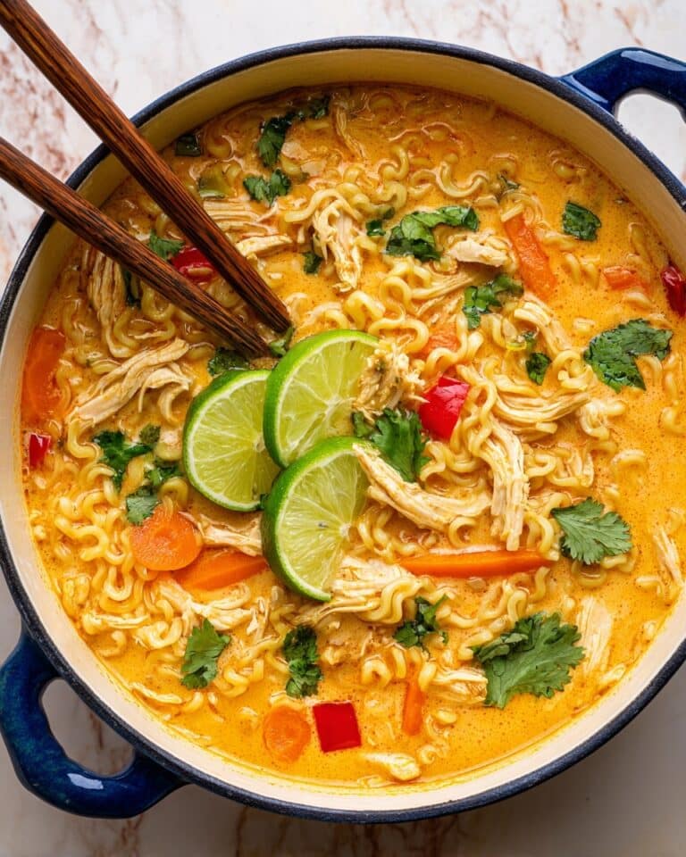 Creamy Chicken Ramen Soup Recipe
