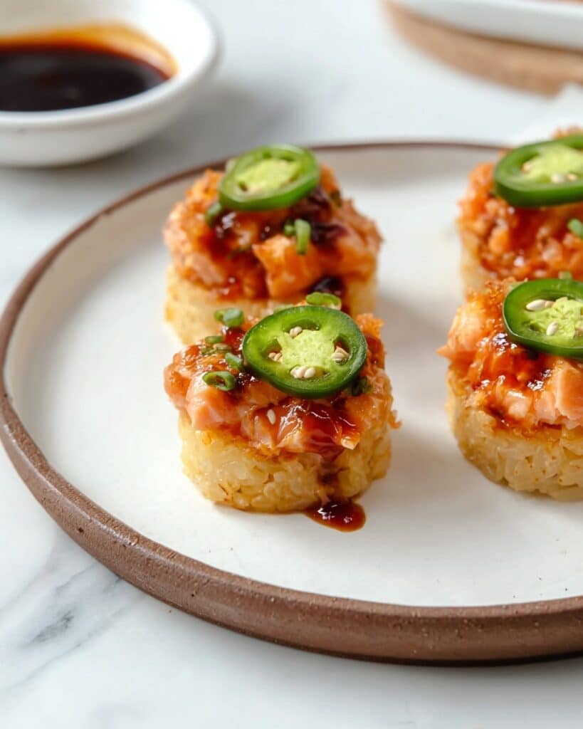 Spicy Salmon Crispy Rice Recipe