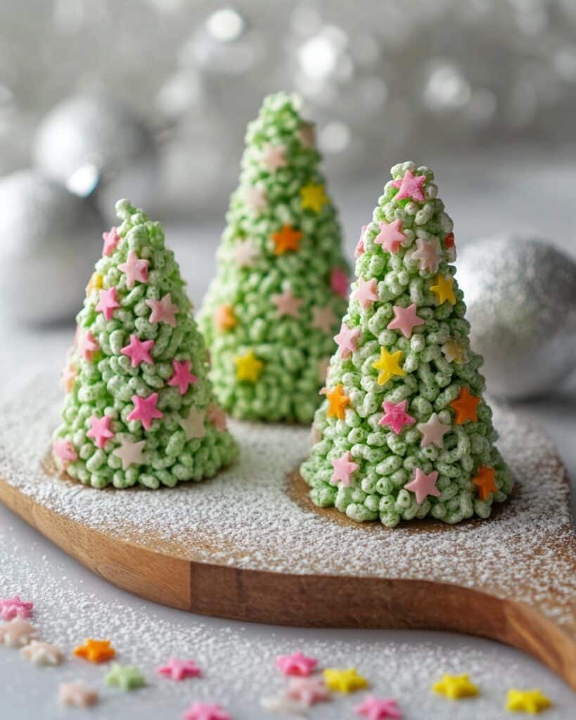 Rice Krispie Christmas Trees Recipe