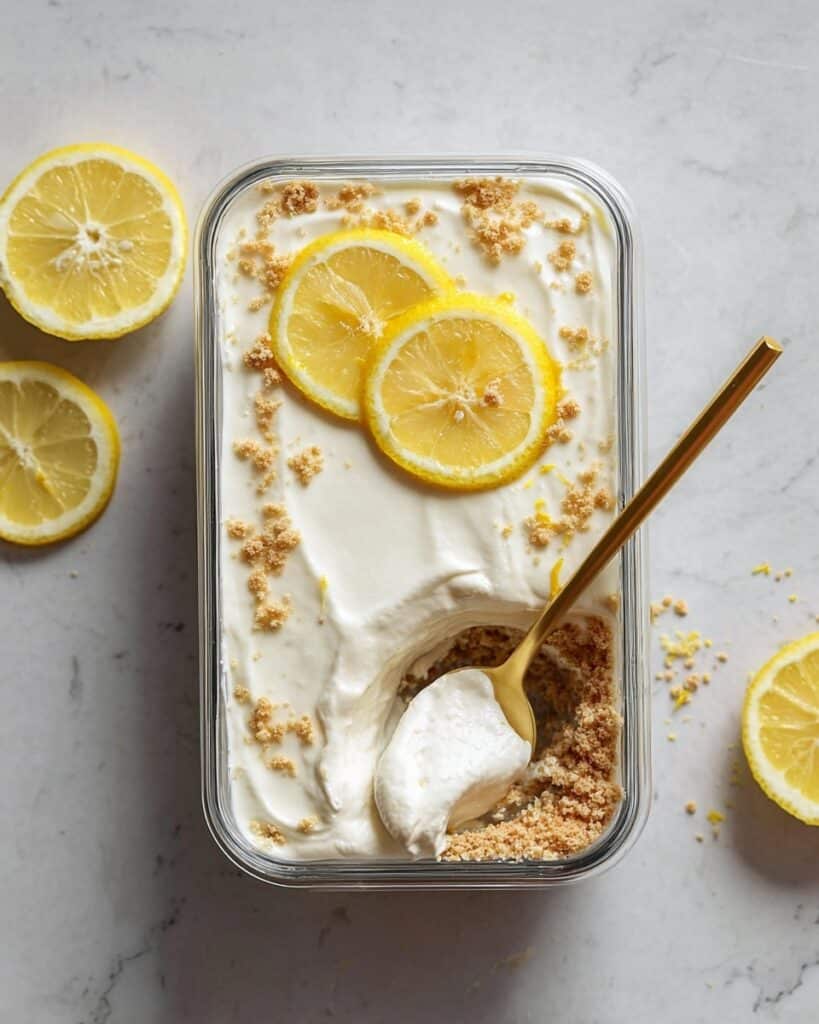 Lemon Cheesecake Overnight Oats Recipe