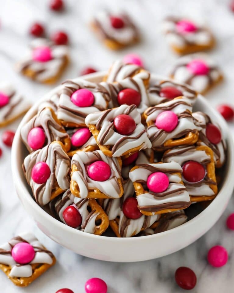 M&M Pretzel Hugs Recipe