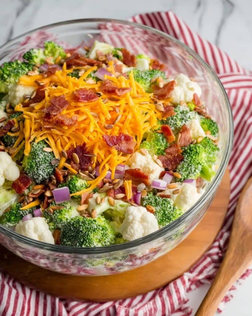 Broccoli Cauliflower Salad Recipe