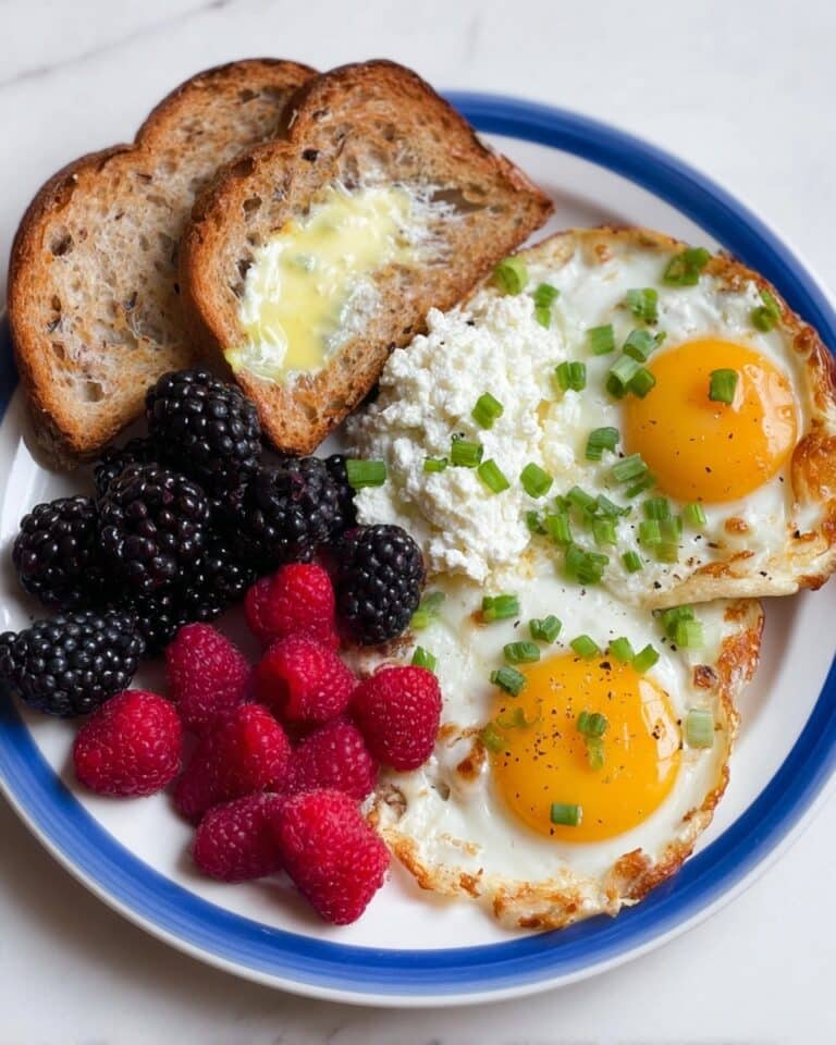 Healthy High Protein Breakfast Plate Recipe