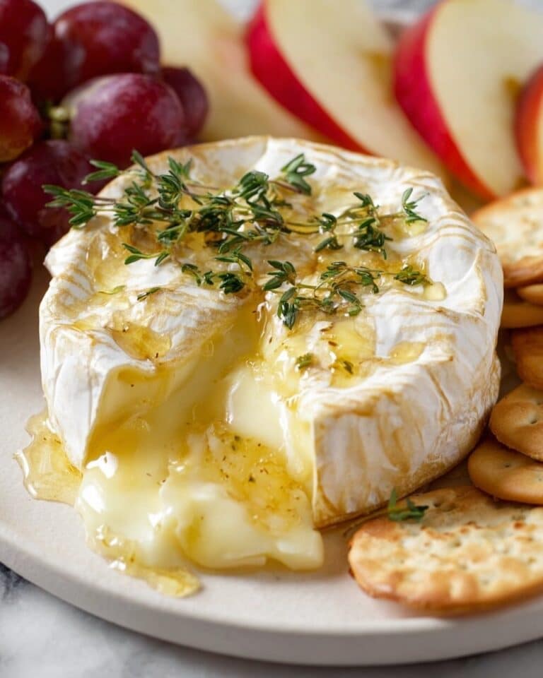 Easy Air Fryer Brie with Honey & Thyme Recipe