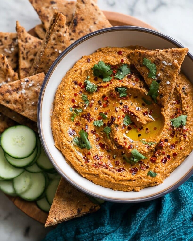 Harissa Carrot Dip Recipe