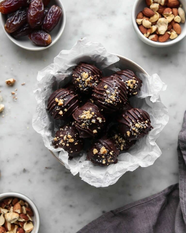 Healthy Nutella Sea Salt Truffles Recipe