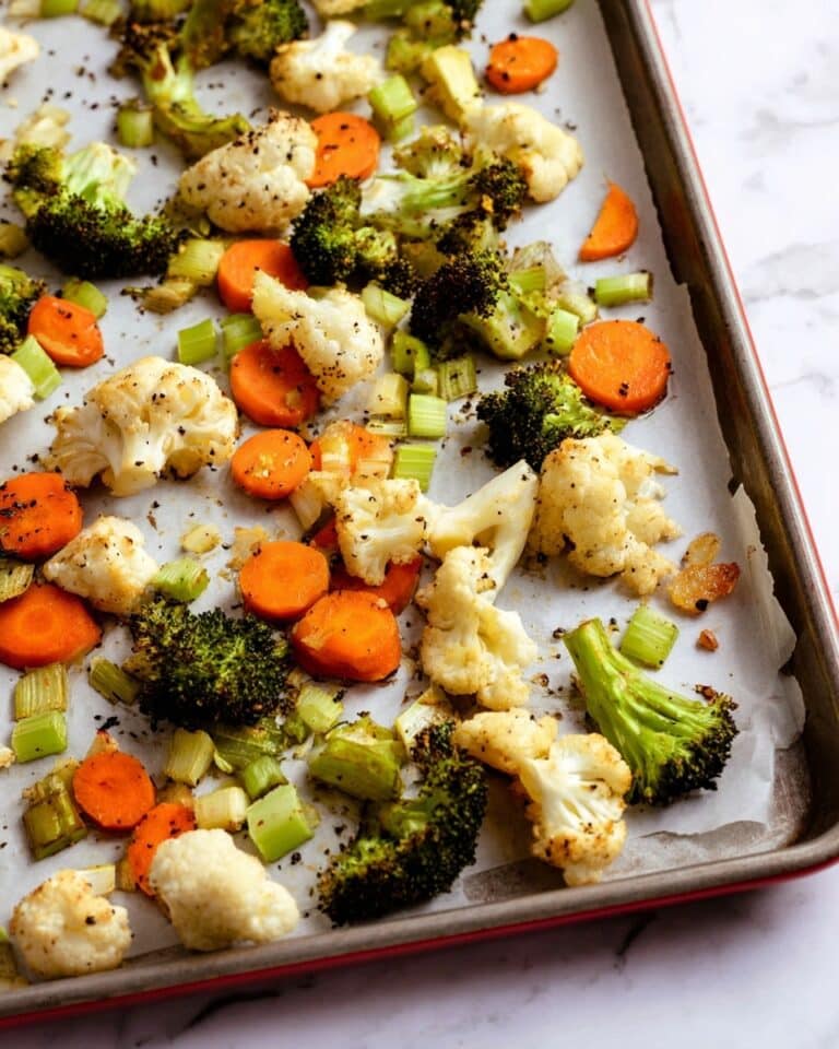 Roasted Mixed Frozen Vegetables with Garlic and Onion Powder Recipe