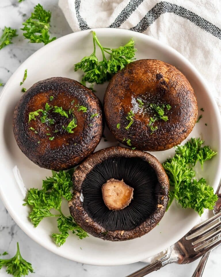 Air Fryer Portobello Mushrooms Recipe