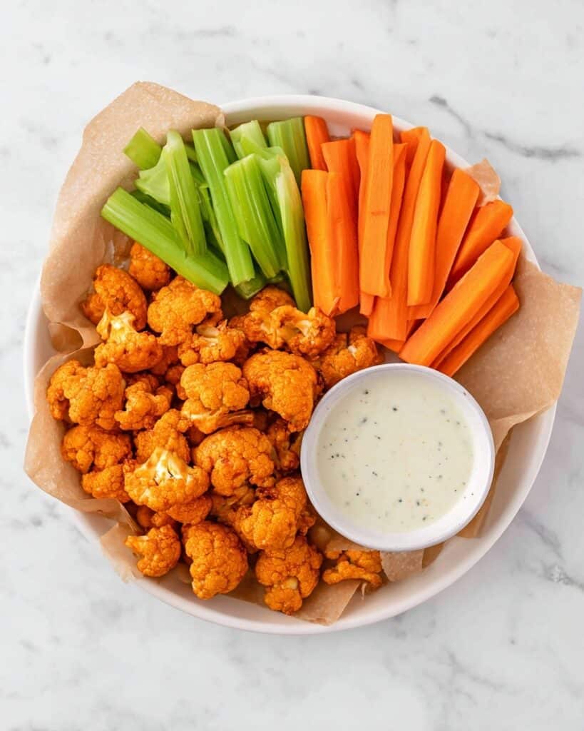 Air Fryer Buffalo Cauliflower Recipe