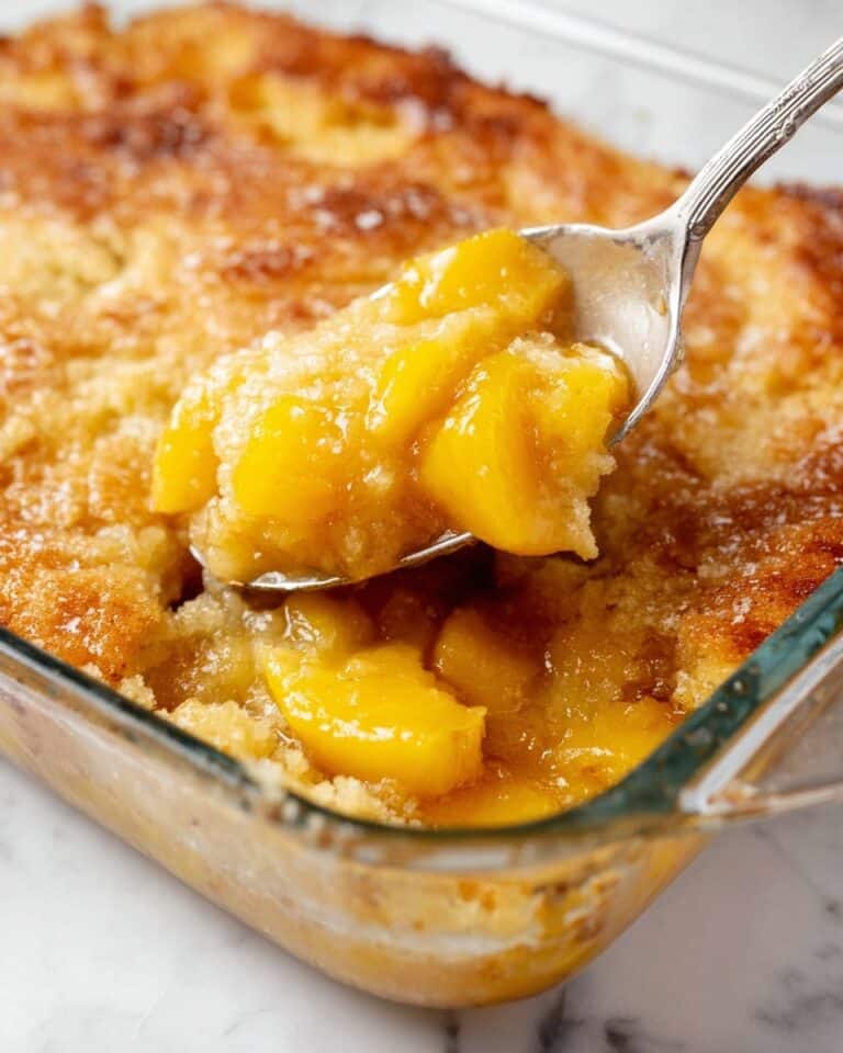 Peach Dump Cake Recipe