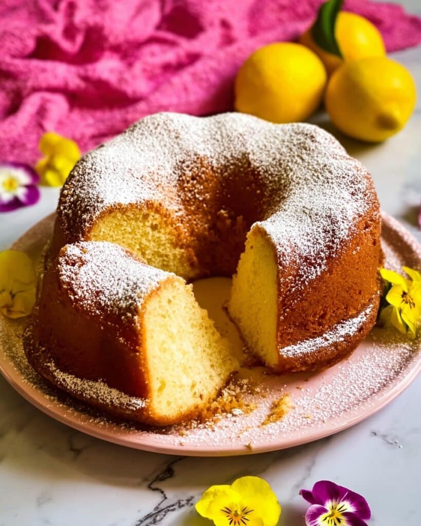 Moist Lemon Drizzle Cake Recipe