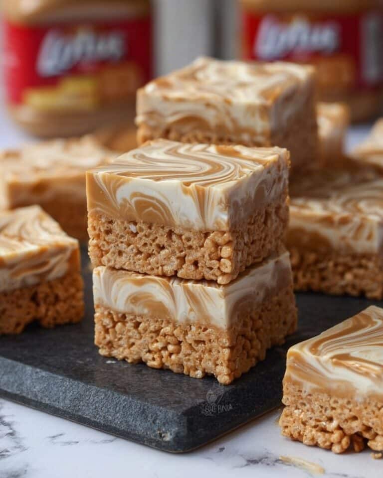 Biscoff Rice Krispie Treats Recipe