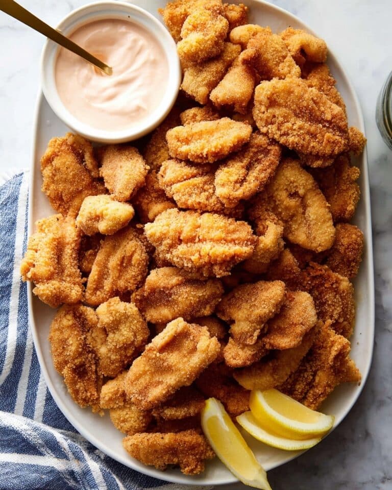 Crispy Catfish Nuggets with Cajun Dipping Sauce Recipe