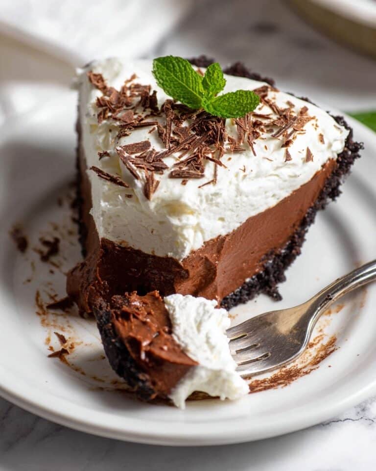 Mocha Chocolate Cream Pie Recipe