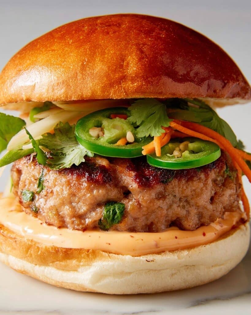 Bánh Mì Turkey Burgers Recipe