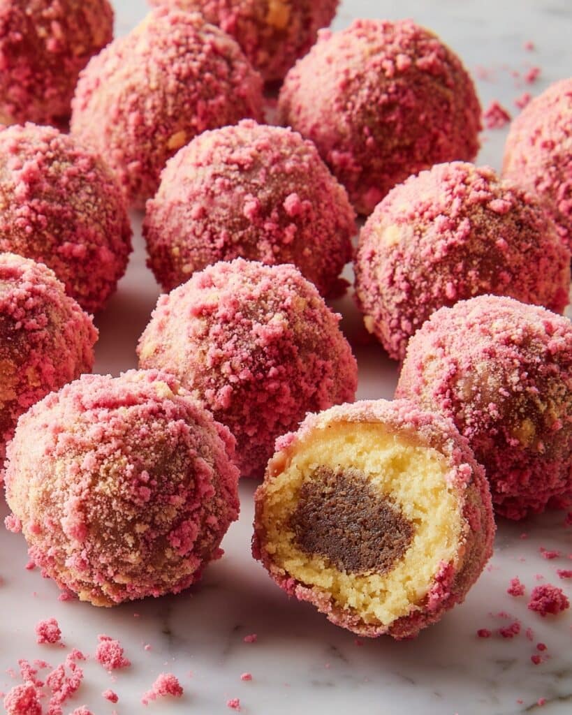 Strawberry Crunch Protein Bites Recipe