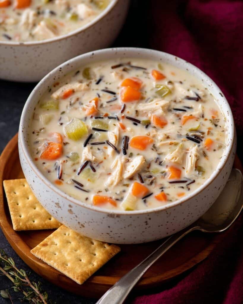 Creamy Chicken and Wild Rice Soup Recipe
