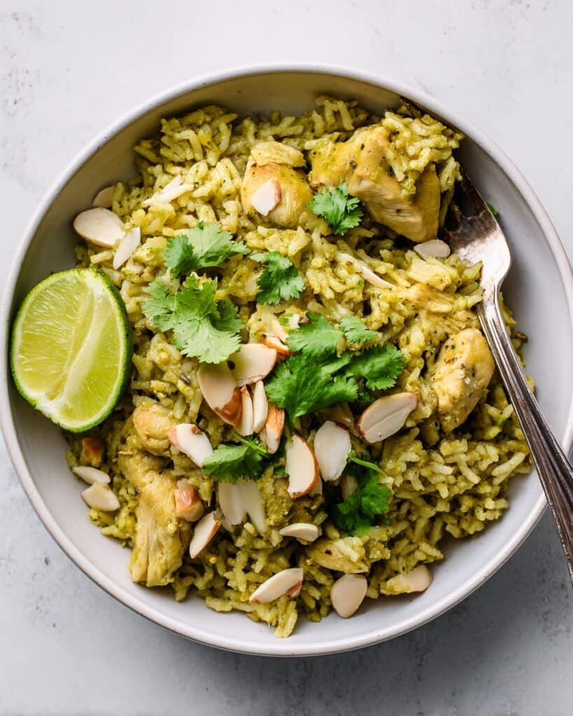 Slow Cooker Cilantro-Lime Chicken and Rice Recipe