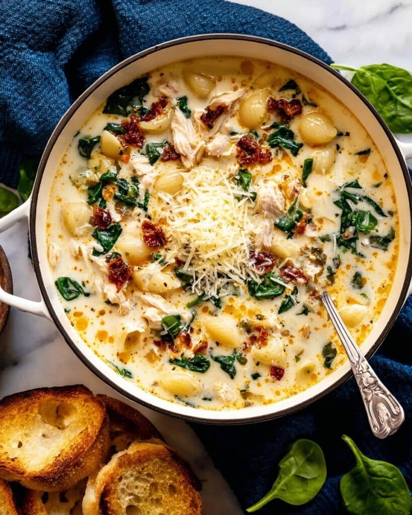 Creamy Tuscan Chicken Soup Recipe