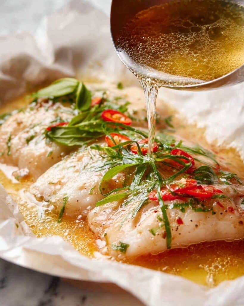 Sizzling Ginger Steamed Fish Recipe
