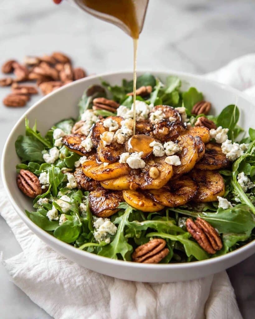 Roasted Sweet Potato Salad with Bacon, Pecans, and Goat Cheese Recipe