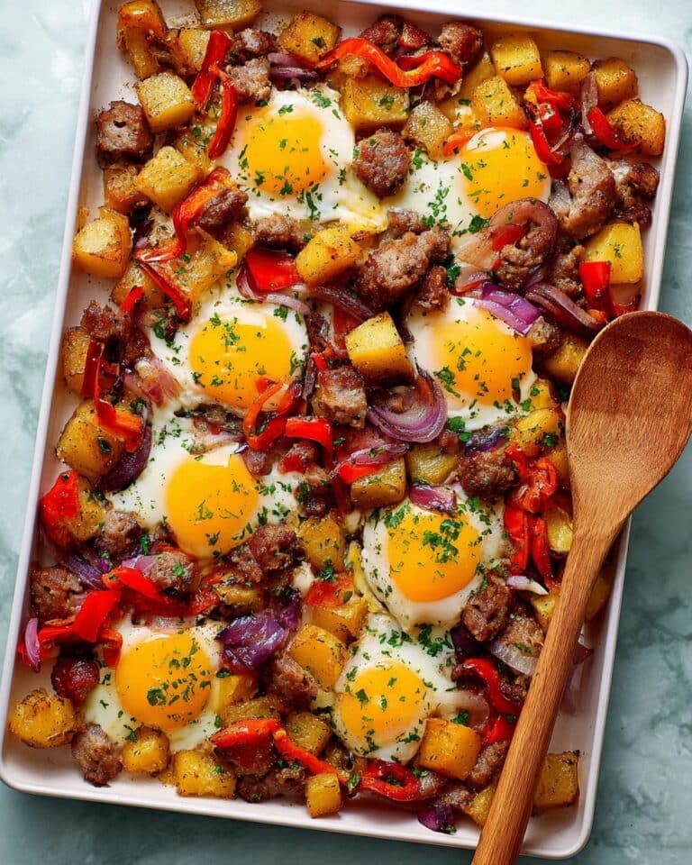 Baked Sausage Breakfast Hash Recipe
