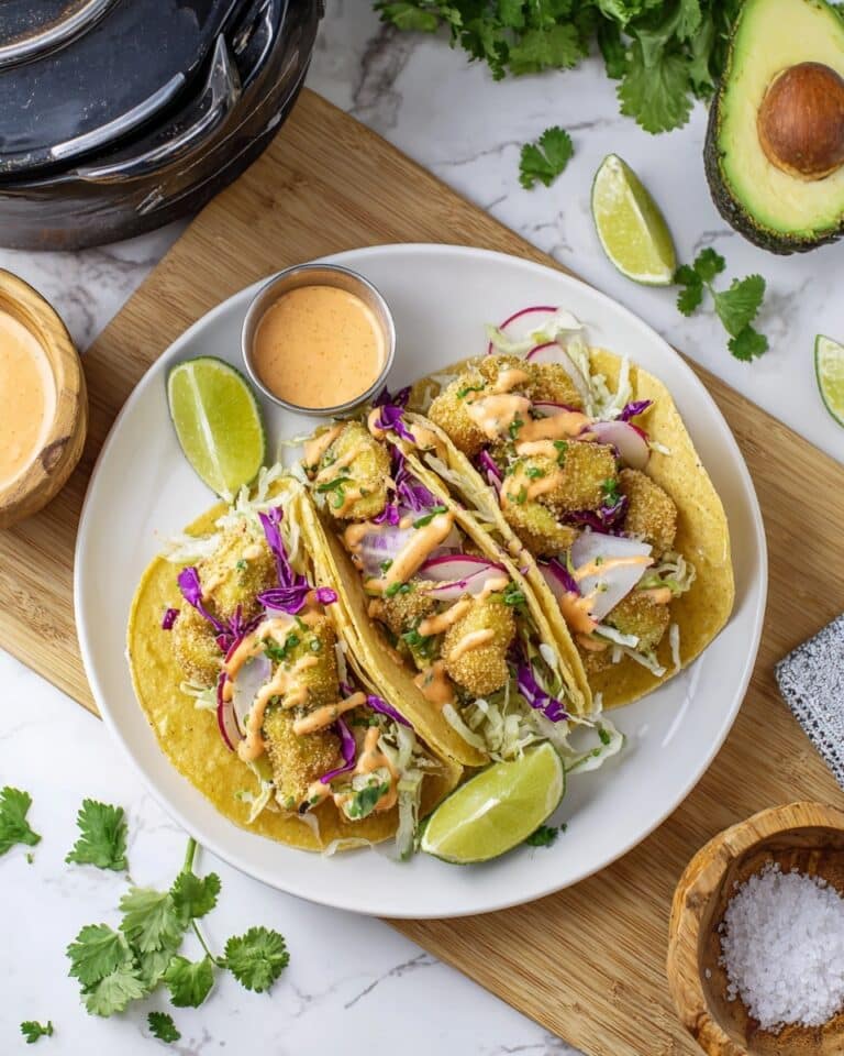 Air Fryer Avocado Tacos Recipe