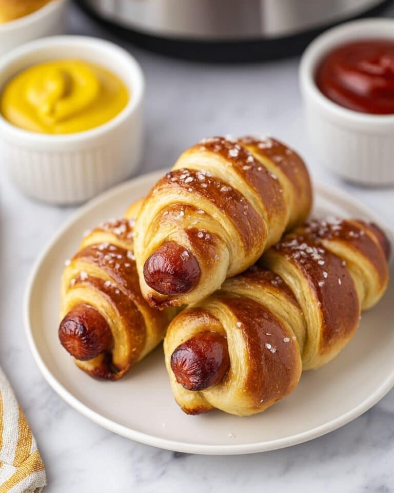 Air Fryer Pretzel Dogs Recipe